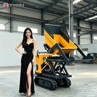 2026 NEW 0.5 Ton Mini Tracked Dumper Compact Dump Truck for Construction & Landscaping Material Handling Customized