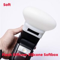 Flash Diffuser Silicone Softbox Soft light for Flash Godox MF12 MF-DD TT520II TT600 TT685 Yongnuo YN560 YN565 YN24EX Canon 580