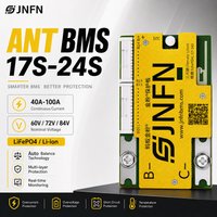 ANT BMS 17S 18S 20S 24S 60V 72V 84V Lifepo4 Li-Ionen Smart BMS 40A 60A 80A 100A für Elektroroller Lithium-Batterie