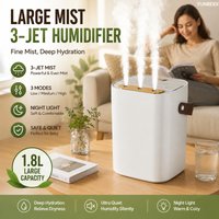 Three-spray Humidifier 1.8L Large-capacity Night Lighting Double-layer Filter Humidifier USB Desktop Silent Small Air Sprayer