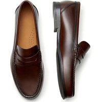 Men's Vintage Genuine Leather Slip-On Loafers Breathable Moccasins Driving Style Casual Cowhide Shoes chaussures homme de luxe