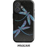 Dragonfly Phone Case for iPhone 17 16 15 14 13 12 11 X XS XR XSMAX 7 8 Air Pro Max Plus Luxury Double-layer Back Cover