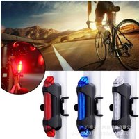 AliExpress ESMARTER USB Rechargeable Bike Light Set Front Light with Taillight Easy to Install 4 Modes Bicycle Accessories for the Bicycle