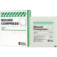 Rhino Rescue Large Sterile Gauze Pads 4x4in Sterile for Wounds Bulk 8ply Woven Gauze Sponges Gauze Pads Sterile Home Camping