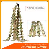5PCS/Set Ghillie Set Gilly Hunting Suits Geely Clothing Camouflage Auxiliary Cloth Strip Clothing Hidden Helmet Cloth Strip Yout