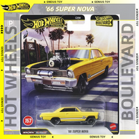 Hot Wheels Premium 2026 Boulevard 157 - '66 Chevy Super Nova 1:64 Diecast Alloy Metal Collectible Car Model Car Fans Gift