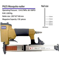 P625 Air Pin Nailer 23Ga Small Fixing Nail Guns for Furniture Wood Board Pneumatic Pin Nailer for baseboard