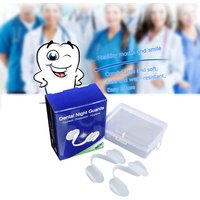2Pcs Silicone Teeth Mat Soft Mouth Grinds Universal Anti-wear Silicone Tooth Pad for Grinding Clenching Teeth at Night