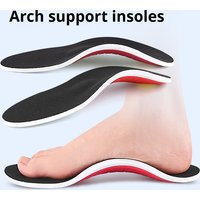 New Flat Foot Orthotic Insoles Men's Women's Arch Support Insole Comfortable Shock Absorbing Shoe Pads 2Pcs/4Pcs