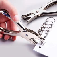6mm Handhold Single Hole Metal Puncher Craft Tool For Scrapbook Earring Necklace Cards Paper School Stationery Office Supplies