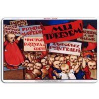 Bold Baby Protest: Demand for Clean Air and Health!-Aluminum-tin sign