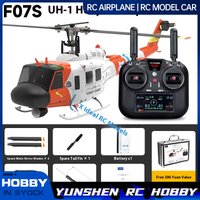 Yuxiang F07s Huey F02s Flying Wolf Armed 1/34 Remote Control Helicopter Gps Positioning Tof Height Control Brushless Motor