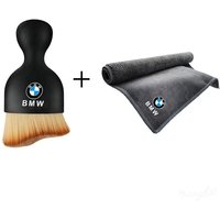 Car Keychain Soft Brush Wash Towel Cleaning Tool Interior Accessory For BMW 1 3 5 7 Series X1 X3 X4 X5 F10 F15 F16 F20 F30 F18