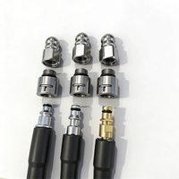 Hot Sale 1Pcs External Thread Connect Cleaning Nozzle Tips 1/4 3/8 Inch Pressure Washer Adapter K Series For Karcher/Lavor