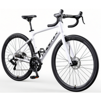 AliExpress NONE Racing Road Bike City Road Bicycle Full Inner Cable Aluminum Alloy Frame 16s 700x32C Racing Road Bike Wheelset