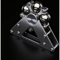 Gowinbaby Metal Fidget Spinner, Rolling Ball Track Stress Relief Hand Spinner, Anti-Anxiety Fidget Toy for Adults & Kids