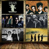 E-ECHO THE BUNNYMEN Flags custom Banner for Garage Door room decor Wall Out Decoration With Metal buckle