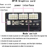 CRPS PSU adapter board GPU external PSU Graphics card external power supply refit 550W GPU adapter card power on with PC