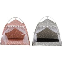 Cat Nest Portable Folding Pet Tent Cat House Cage For Cat Tent Playpen Puppy Kennel Easy Operation Fence With Screen Door