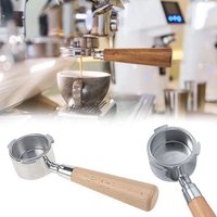 51mm Portafilter Coffee Bottomless Portafilter Stainless Steel 3 Ears For Delonghi EC685|ECP3420|EC680
