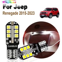 2Pcs T10 Car LED Bulbs Interior Parking Lamp For Jeep Renegade 2015 2016 2017 2018 2019 2020 2021 2022 2023 License Plate Lights