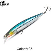 Leydun Floating Fishing Lures 130mm 20g Minnow Lures Flash Blade Hard Baits Good Action Wobblers Tackle Pike Sea Bass Lure