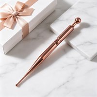 Pure Copper Massage Wand Handmade Trigger Point Massage Acupressure Pen Dual Tip Tool for Muscle Relief and Improved Circulation