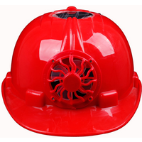 Solar Power Fan Helmet Outdoor Working Safety Hard Hat Construction Workplace ABS Material Protective Cap Powered By Solar Panel
