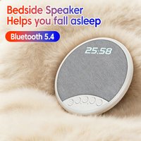 Digital Bluetooth Speaker Alarm Clock Timing Wireless Bluetooth5.4 HiFi Pillow Sound Disc Sleep Decompression USB C Cable Charge