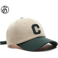 FS Brand Green Big Letter Baseball Caps For Women Men American Street Trucker Hats Cotton Snapback Hip Hop Caps Casquette Homme