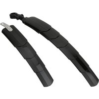 Durable Plastic Bike Waterproof Telescopic Bike Mudguard Adjustable All-Weather Bike Mudguard Set Rainy Weather Riding