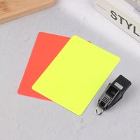 New 1Pc Whistle + Yellow And Red Cards For Basketball Soccer Volleyball Futsal And Handball Referees Futsal