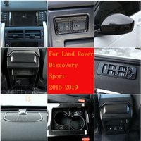 For Land Rover Discovery Sport 2015-19 Car Glass Lift Frame Cover Interior ABS Carbon Fiber Style Modified Stickers Accessories