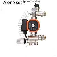 DN25 Thermostatic Pump Mixing Center Underfloor Heating Manifold Water Temperature Mix Control Valve