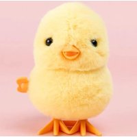 1 Pcs Yellow Jumping Chicken/duck Clockwork Toy Walking Simulation Limb Development Plush Toy Chick duckling