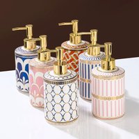 Ceramic lotion bottle Portable soap dispenser Bath gel Split bottle Shampoo press bottle shampoo dispenser soap dispenser