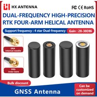 HONGXIN High-Precision RTK GNSS Quadrifilar Helix Antenna for UAV Drone, Dual-Frequency L1+L2/L5, GPS Glonass Galileo, Positioni