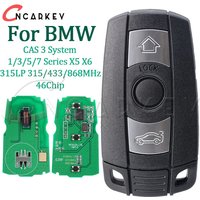 Remote Half Smart Control Key for BMW 46Chip 315LP 315/433/868MHz CAS3 System 1/3/5/7 Series X5 X6 E60 E61 E70 E71 E87 E90 Z4