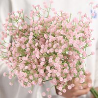 Artificial Fake Silk Gypsophila Flower Wedding Bouquet Home Garden Decoration DIY Fake Flower Festive Party Wedding Supplies