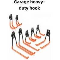 AliExpress NONE 1PC Heavy Duty Metal Hook Garage Organizer Wall Mount Bicycle Hanger Hooks Wall Mount Anti-slip Storage Hook Garage Storage Too