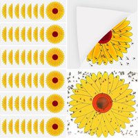 Window Fly Trap Sunflower Style Flying Sticker Indoor Insects Moths Traps Catcher Self-adhesive Wasp Pest Killer Pest Control