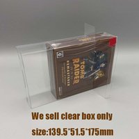 For Japanese Version PS5 & NS: Transparent Collectible Protection Case - Fits Tomb Raider 4-6 Remastered & NS Lara Croft 1+2