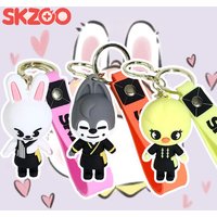 SKZOO K-pop cartoon figurine keychain, pendant, cute and exquisite backpack handle key accessory, idol related products 2026