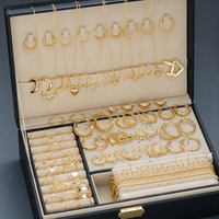 82pcs/Set Fashion Elegant Women's Necklace Earrings Rings Studs Earring Jewelry Big Set Daily All-Match Holiday Gift (No Box)