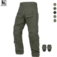 KRYDEX Tactical Combat G3 Pants Hunting Outdoor Sports Hiking Clothes Trousers with knee Pads MC Tiger Stripes Gen3 Pant
