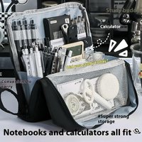 Large Capacity Pencil Case Simple Stationery Box Student Stationery Bag Storage Bag Office Stationery Supplies