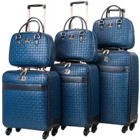 Luxury Professional Cabin-Size Travel Luggage Set 360° Spinner Wheels, Wheeled Luggage Featuring Detachable Handbag for Men