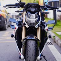 For BMW S1000R 2021 2022 2023 Motorcycle Fixed Wing Motorcycle Side Aerodynamic Rear Wing Fairing Kit ABS