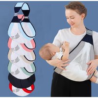 Baby Wrap Carrier Dual Use Adjustables Mesh Fabric Breastfeeding Ergonomic Nursing Cover Portable For Outdoor Travel For Picnic
