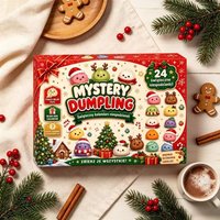 24-dniowy adventysty z prezentami na Boże Narodzenie, zaskakujące pudełko, miękkie zabawki w kształcie pierożków, które powoli wracają do pierwotnego kształtu, sensoryczny prezent świąteczny i element